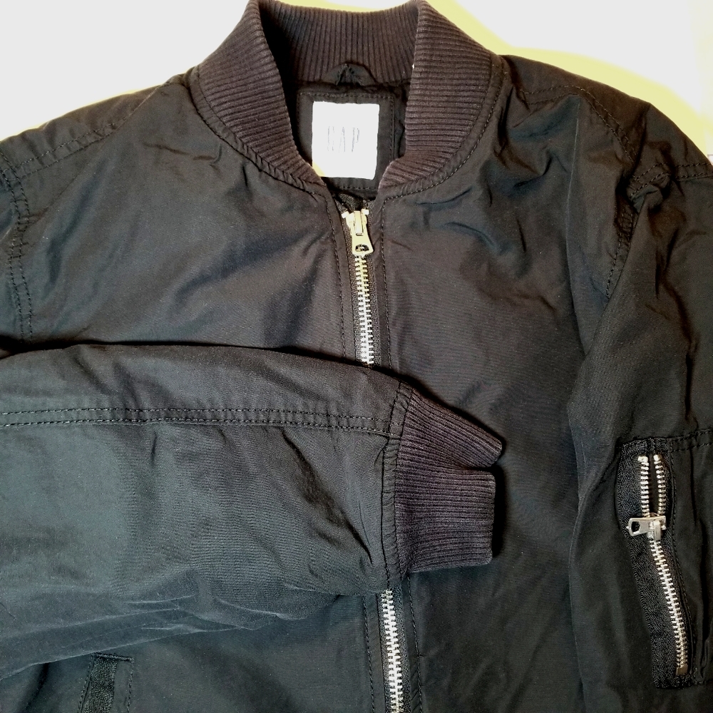 Gap Zip Classic Bomber Jacket - Picture 2 of 5